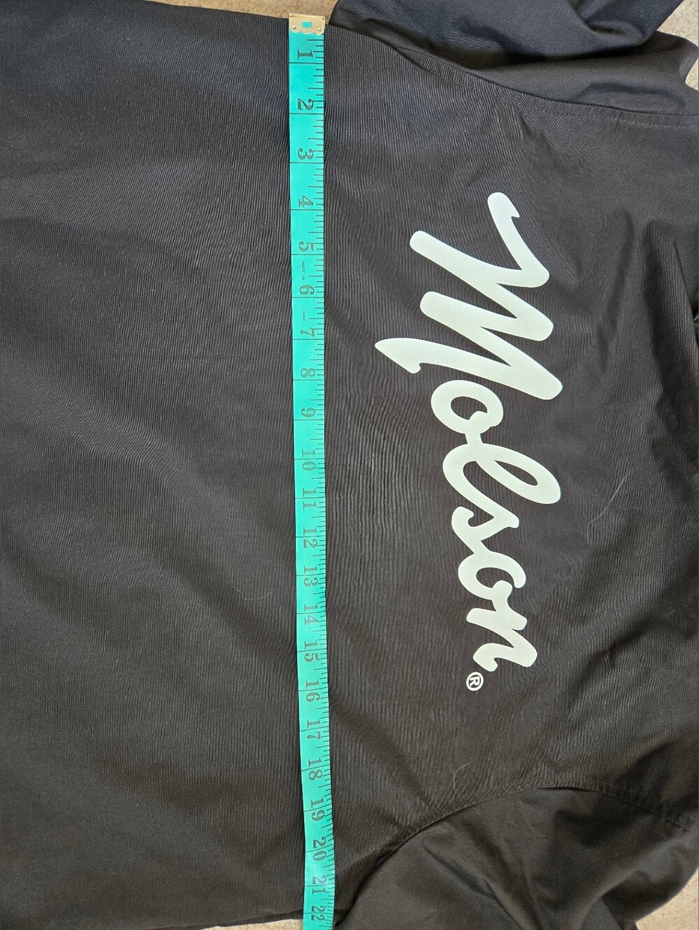 Mitchell & Ness ×Molson NHL NWT Black Pullover Nylon Windbreaker. Size Medium - Picture 12 of 14